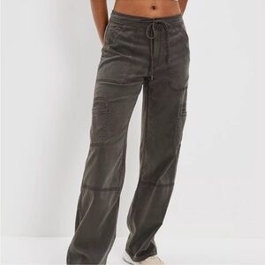 American Eagle Outfitters Dreamy Drape Baggy Wide Leg Cargo Pants